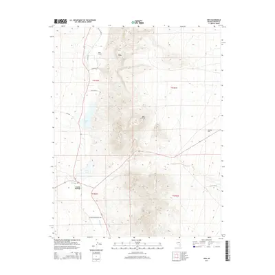 2015 Map of Hiko, 2015 Print