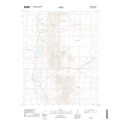 2018 Map of Hiko, 2018 Print