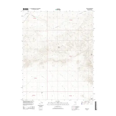 2014 Map of Hiko NE, 2014 Print