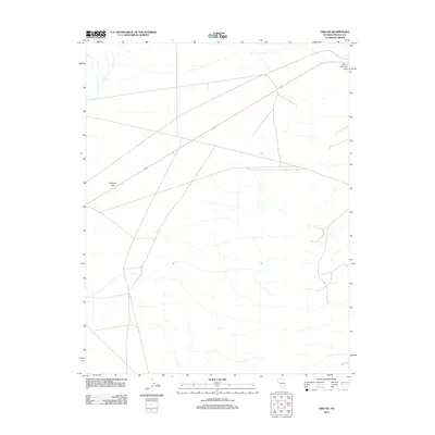 2012 Map of Hiko SE, 2012 Print