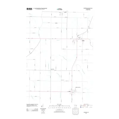 2013 Map of Hilbert, 2013 Print