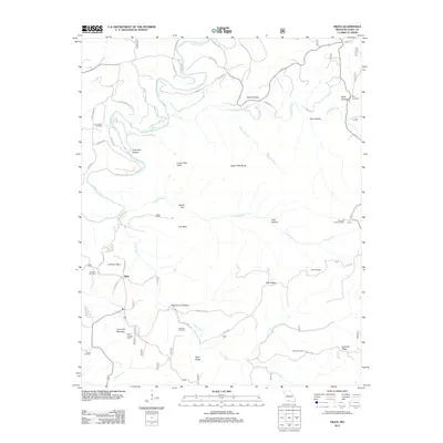 2012 Map of Hilda, 2012 Print