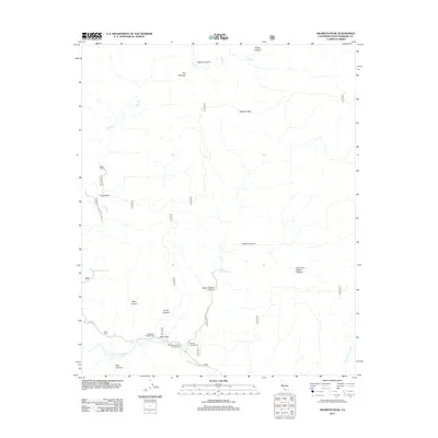 2012 Map of Hildreth Peak, 2012 Print