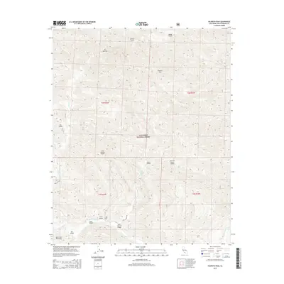 2015 Map of Hildreth Peak, 2015 Print