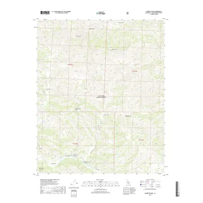2018 Map of Hildreth Peak, 2018 Print