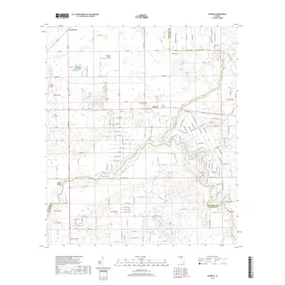 2018 Map of Hildreth, 2018 Print