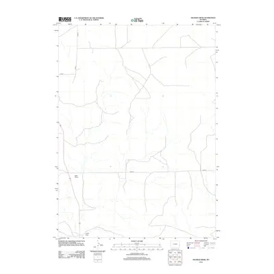 2012 Map of Hileman Draw, 2012 Print