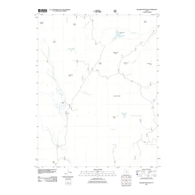 2011 Map of Hilgard Mountain, 2011 Print