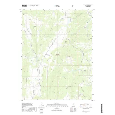2020 Map of Hilgard Mountain, 2020 Print