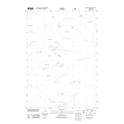 2011 Map of Hilgard Peak, 2011 Print
