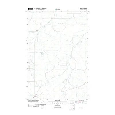 2011 Map of Hilger, 2011 Print