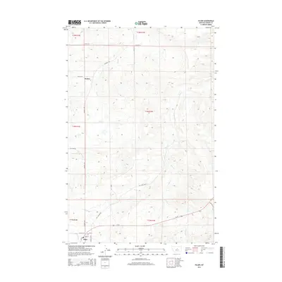 2014 Map of Hilger, 2014 Print
