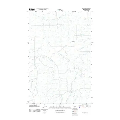 2011 Map of Hilger NW, 2011 Print