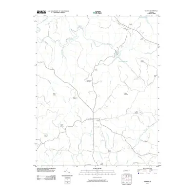 2010 Map of Hilham, 2010 Print