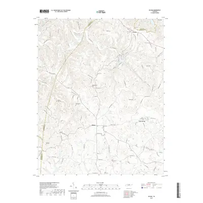 2019 Map of Hilham, 2019 Print