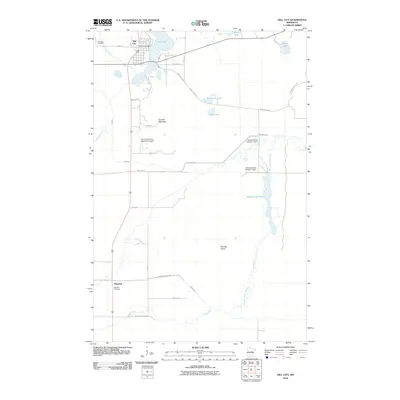 2010 Map of Hill City, 2010 Print