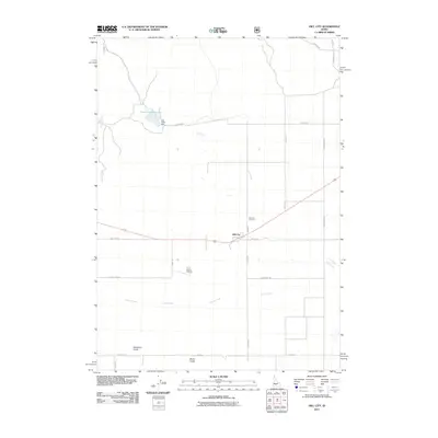 2011 Map of Hill City, 2011 Print