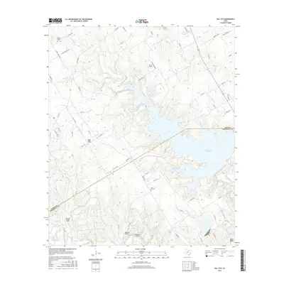 2016 Map of Hill City, 2016 Print