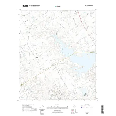 2019 Map of Hill City, 2019 Print