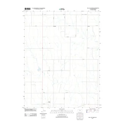 2012 Map of Hill City North, 2012 Print