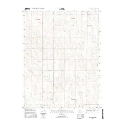 2015 Map of Hill City North, 2015 Print