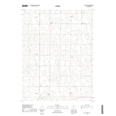 2018 Map of Hill City North, 2018 Print