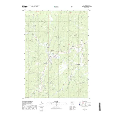 2017 Map of Hill City, 2017 Print