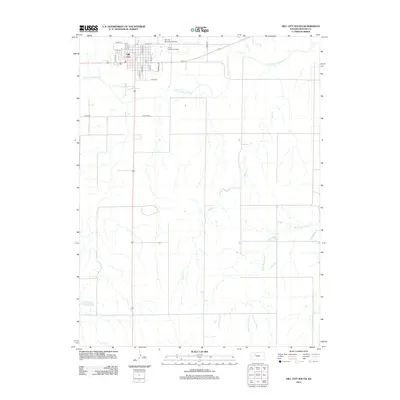 2012 Map of Hill City South, 2012 Print