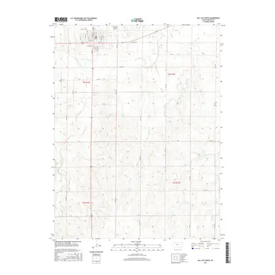 2015 Map of Hill City South, 2015 Print