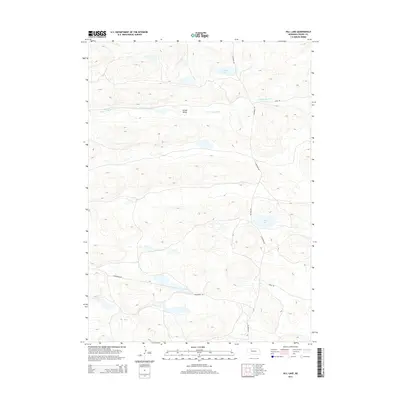 2014 Map of Hill Lake, 2014 Print