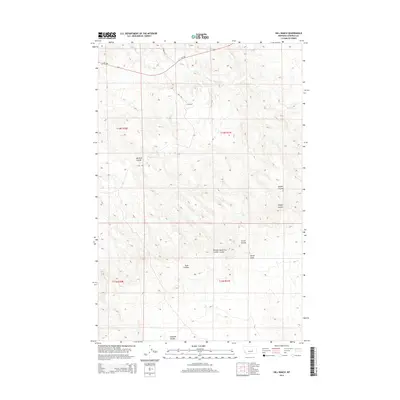 2014 Map of Hill Ranch, 2014 Print