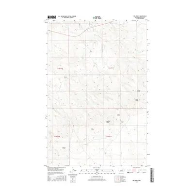 2017 Map of Hill Ranch, 2017 Print