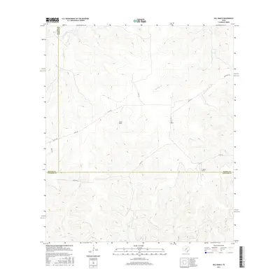 2016 Map of Hill Ranch, 2016 Print