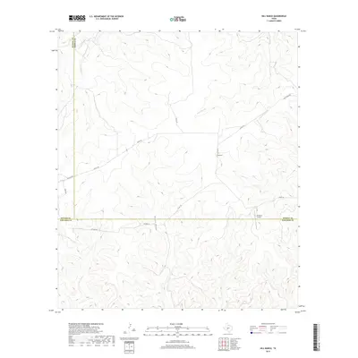 2019 Map of Hill Ranch, 2019 Print