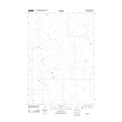 2012 Map of Hilland, 2012 Print