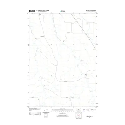 2012 Map of Hilland NW, 2012 Print