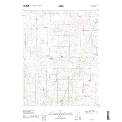 2017 Map of Hilldale, 2017 Print