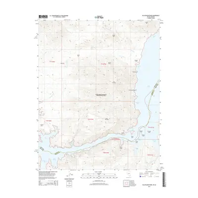 2014 Map of Hiller Mountains, 2014 Print
