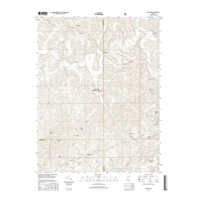 2016 Map of Hillham, 2016 Print