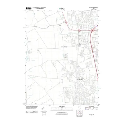 2010 Map of Hilliard, 2010 Print