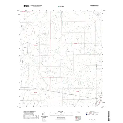 2021 Map of Hilliard SW, 2021 Print