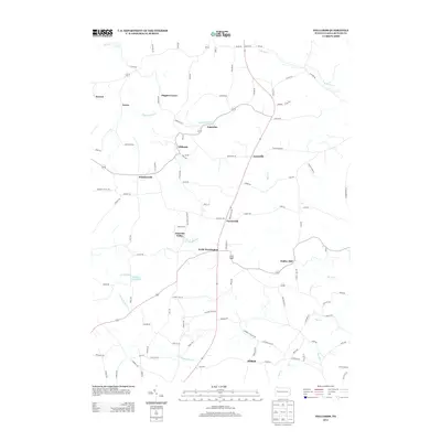 2013 Map of Hilliards, 2013 Print