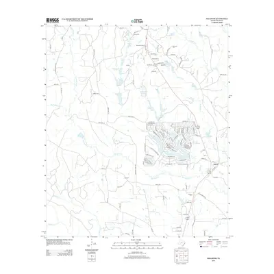 2013 Map of Hillister, 2013 Print