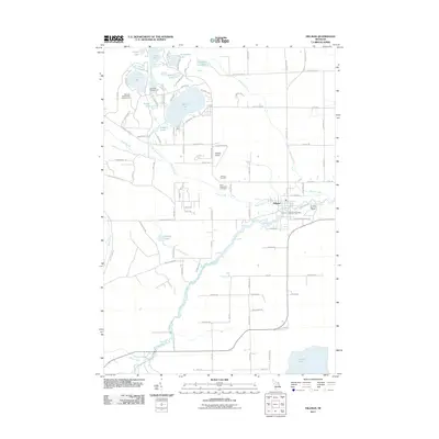 2011 Map of Hillman, 2011 Print