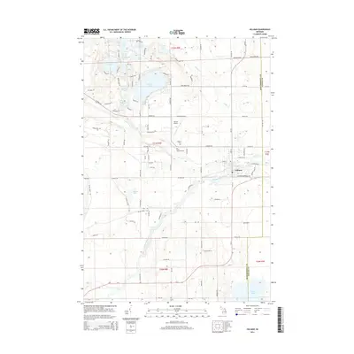 2014 Map of Hillman, 2014 Print