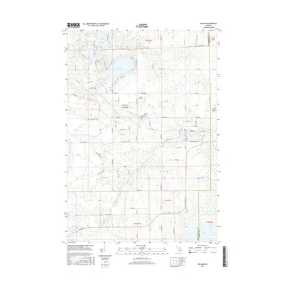 2017 Map of Hillman, 2017 Print