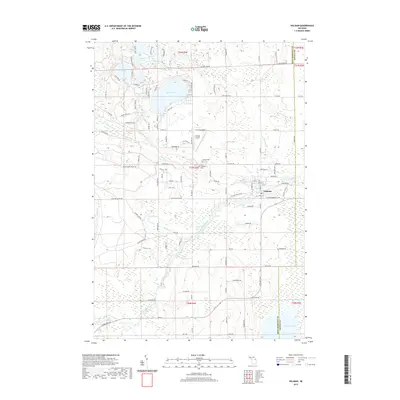 2019 Map of Hillman, 2019 Print