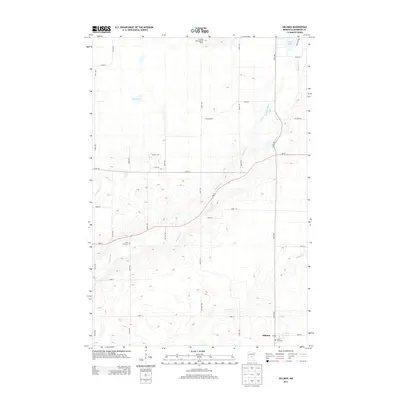 2013 Map of Hillman, 2013 Print