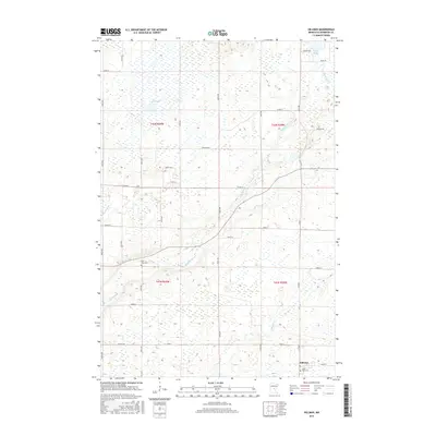 2016 Map of Hillman, 2016 Print