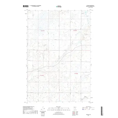 2019 Map of Hillman, 2019 Print